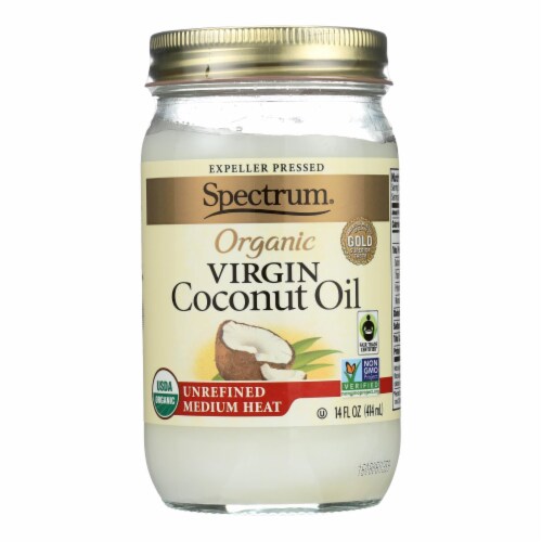 Beenmerg Ondergeschikt Geleerde Spectrum Naturals Unrefined Organic Virgin Coconut Oil - Case of 12 - 14 Fl  oz., 14 FZ - Dillons Food Stores