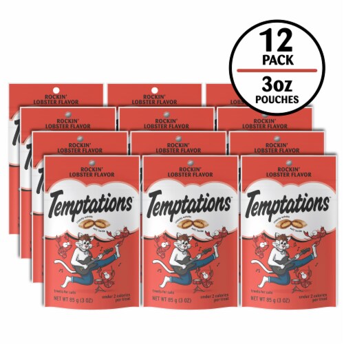 Temptations™ Rockin Lobster Cat Treats Case Perspective: front