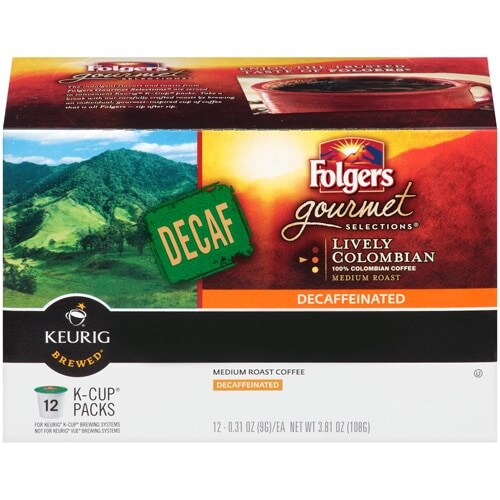 folgers classic decaf k cups