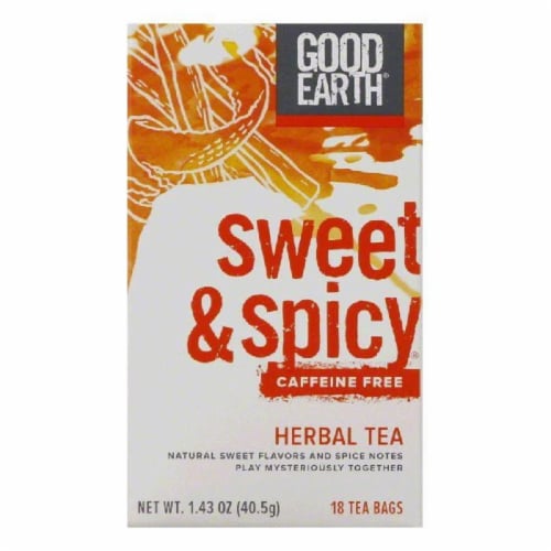 Good Earth® Sweet & Spicy Caffeine Free Herbal Tea Bags, 6