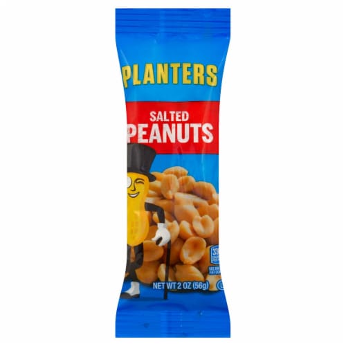 Planters Salted Peanut Snacks, 2 Ounce -- 144 per case. Perspective: front