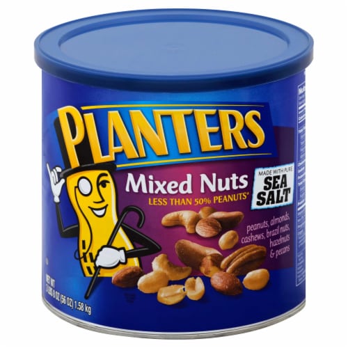 PLANTERS Mixed Nuts Regular 6-Pack, 21 LB, [Alternate ID: 123416] Perspective: front