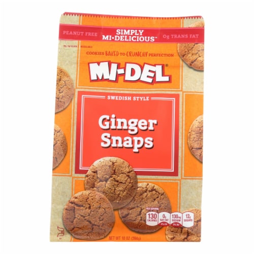 Midel Ginger Snaps Cookies Perspective: front