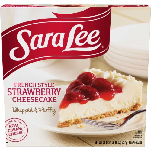 Sara Lee Strawberry French Cheesecake, 1.625 Pound -- 8 per case Perspective: front