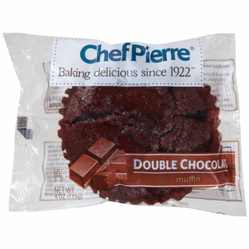 Chef Pierre Individually Wrapped Double Chocolate Muffin, 4 ounce — 24 per case