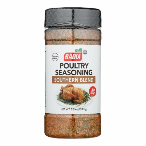 Badia Spices Southern Blend Poultry Seasoning, Southern Blend - Case of 6 - 5.5 OZ Perspective: front