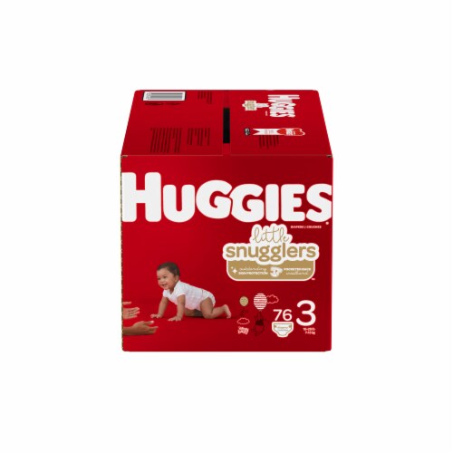 Huggies Little Snugglers Size 3 Diapers Perspective: front