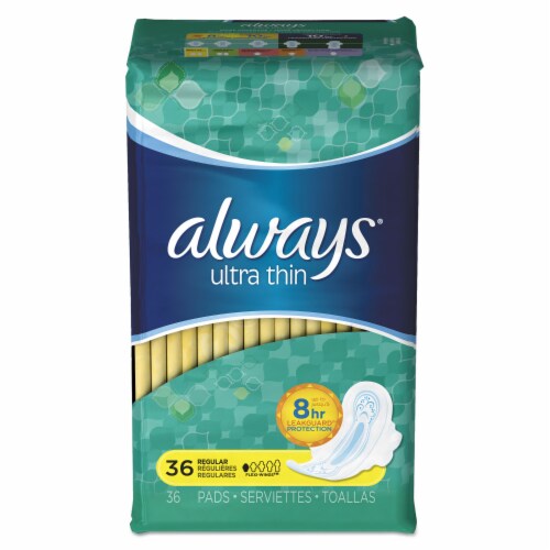 Ultra Thin Pads, Regular, 36/Pack Ultra Thin Pads, Regular, 36/Pack