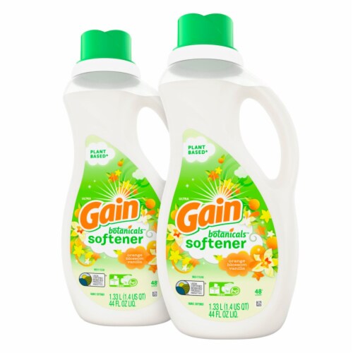 Gain Botanicals Orange Blossom Vanilla Liquid Fabric Softener Perspective: front
