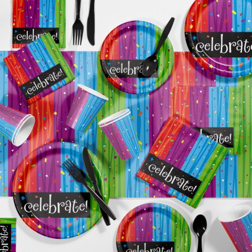 Creative Converting Celebrations Party Supplies Kit - Milestone Perspective: front