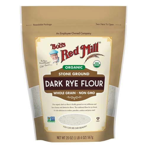 Bob's Red Mill® Organic Dark Rye Flour, 4 ct / 20 oz King Soopers