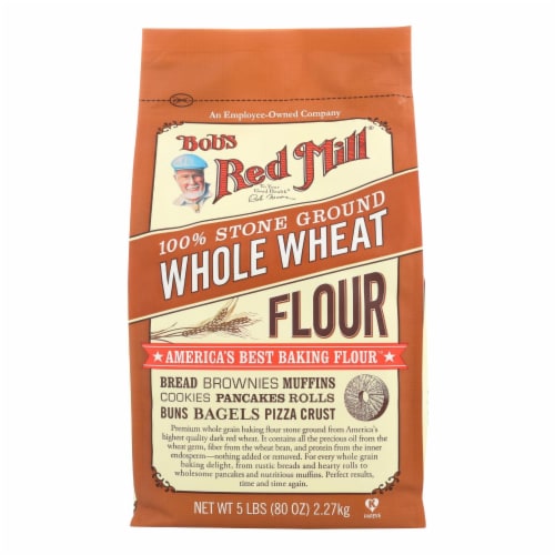 Bob's Red Mill - Whole Wheat Flour - 5 lb - Case of 4, 5 # - Fry’s Food
