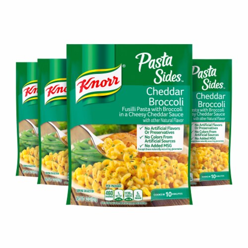Knorr Rice Sides Cheddar Broccoli Rice & Pasta Blend Perspective: front