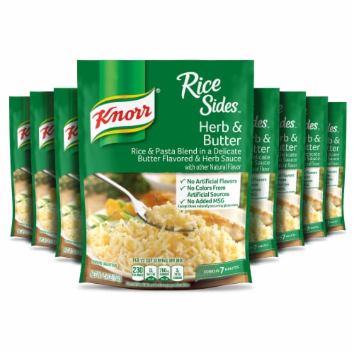 Knorr Rice Sides Herb & Butter Rice & Pasta Blend Perspective: front