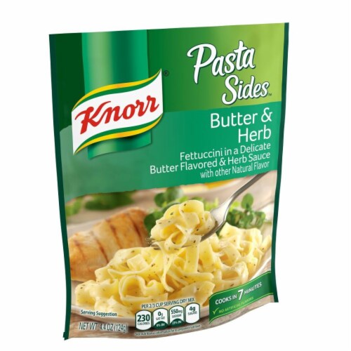 Knorr Butter & Herb Fettuccine Pasta Sides Case Sale Perspective: front