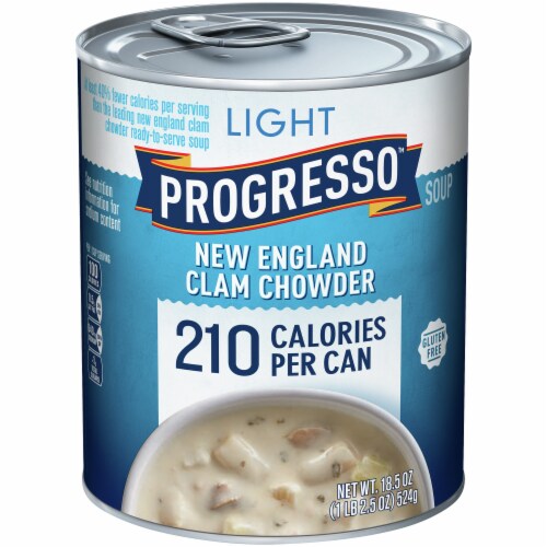 Progresso™ Light New England Clam Chowder Soup Gluten Free Perspective: front
