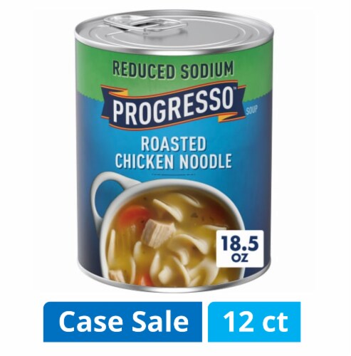 Progresso™ Reduced Sodium Roasted Chicken Noodle Soup Perspective: front