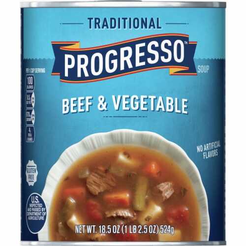 Progresso™ Traditional Gluten Free Beef & Vegetable Soup Perspective: front