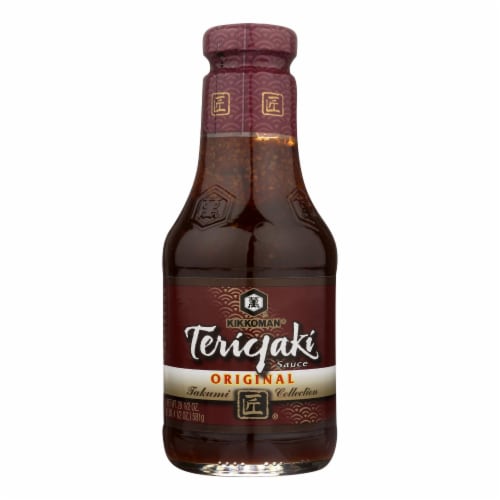 Kikkoman Teriyaki Marinade and Sauce - Case of 6 - 20.5 oz. Perspective: front