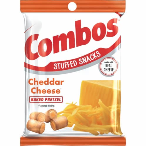 Combos® Cheddar Cheese Pretzel Snacks Perspective: front