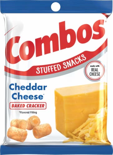 Combos® Cheddar Cheese Baked Cracker Snacks Perspective: front