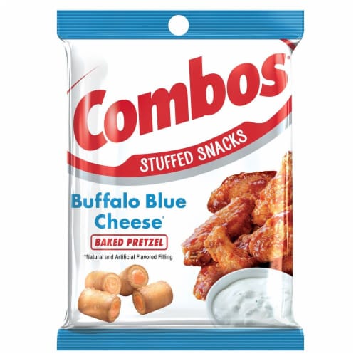 Combos Buffalo Blue Cheese Snack, 6.3 Ounce -- 12 per case. Perspective: front