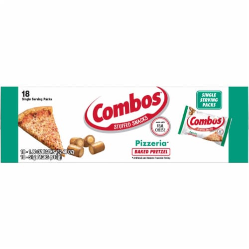 Combos Pizzeria Pretzel Singles Snacks - 18 count per pack -- 12 packs per  case., 12-18-1.8 OUNCE - Gerbes Super Markets