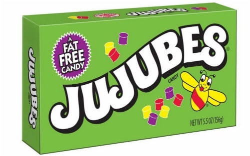 Ferrara  Jujubes® Gummy Candy 5.5 Ounce Theatre Box Perspective: front