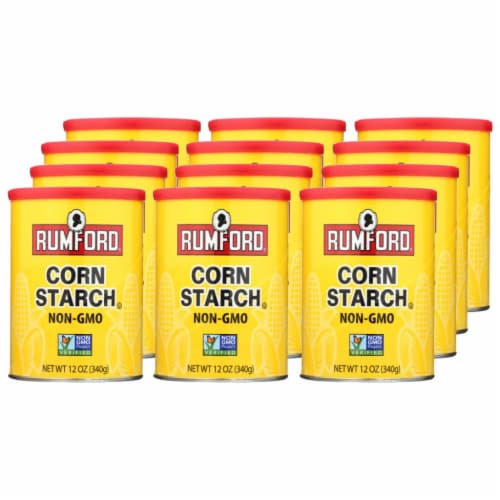 Rumford Corn Starch - Case of 12 - 12 OZ Perspective: front