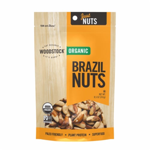 Woodstock Organic Brazil Nuts, 8 ct / 8.5 oz - Foods Co.