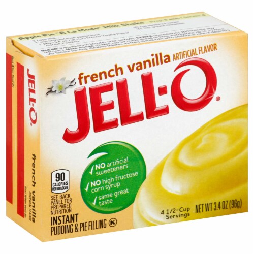 Jell-O® French Vanilla Instant Pudding Mix Perspective: front