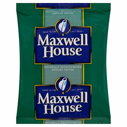 Maxwell House Decaffeinated Su High Yield Coffee - 1.7 oz. fractional pack, 96 packs  case Perspective: front