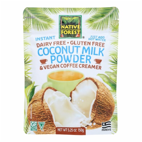 Native Forest Vegan Milk Powder - Coconut - Case of 6 - 5.25 oz. Perspective: front
