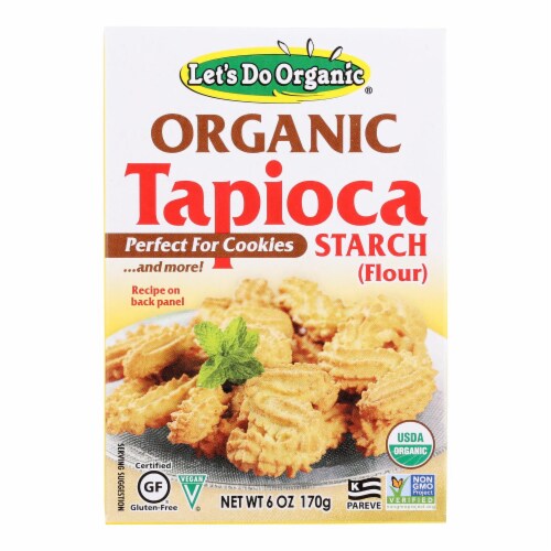 Let's Do Organics Tapioca Starch - Organic - 6 oz - Case of 6 Perspective: front