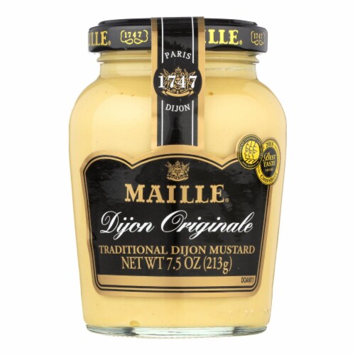 Maille Original Dijon Mustard - Case of 6 - 7.5 oz. Perspective: front