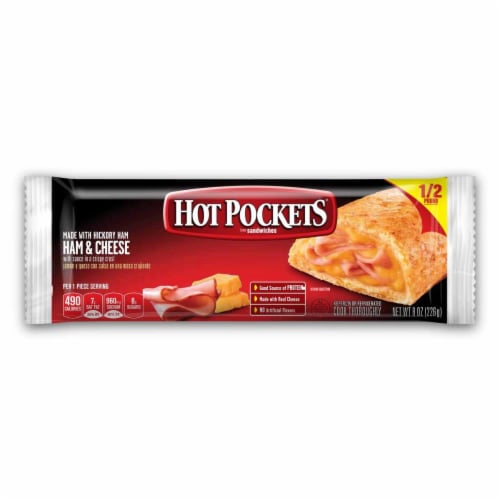 Hot Pockets, Ham and Cheese 8 oz. (12 Count) Perspective: front