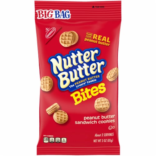 3Z NUTTER BUTTER BITES BIG BAG 12 Perspective: front