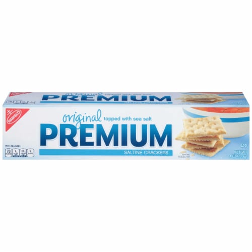 Kraft Nabisco Premium Original Saltine Cracker, 4 Ounce -- 12 per case. Perspective: front