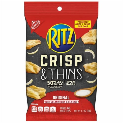 Ritz Crisp and Thin Original Cracker, 1.7 Ounce -- 12 per case. Perspective: front