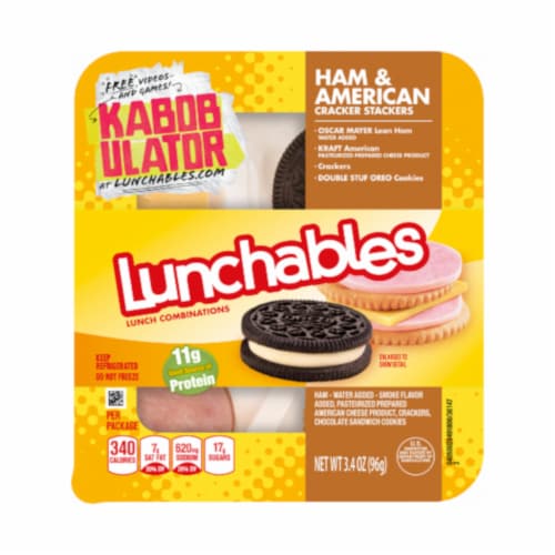 Lunchables Ham & American Cracker Stackers Lunch Pack Perspective: front
