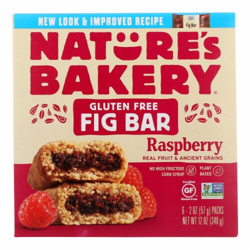 Nature's Bakery® Gluten Free Fig Bar - Raspberry Perspective: front