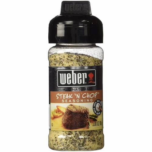 Weber Steak N Chop Seasoning, 3 Ounce -- 6 per case