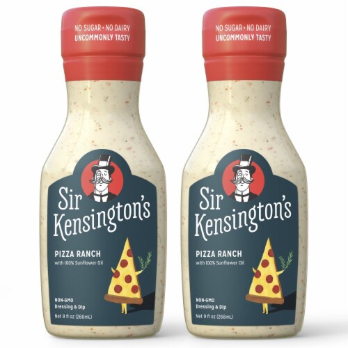 Sir Kensington's Pizza Ranch Dressing & Dip Perspective: front