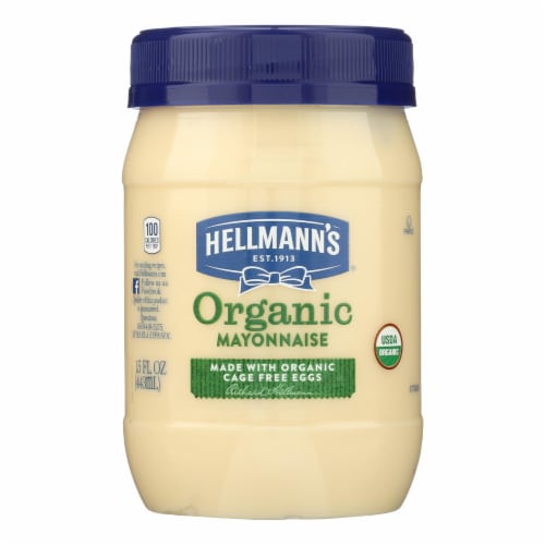 Hellman's Organic Mayonnaise Perspective: front