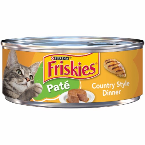 Friskies Pate Country Style Dinner Canned Cat Food