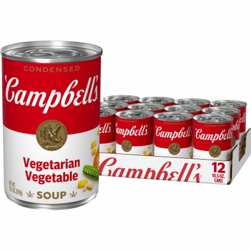 Campbell's® Vegetarian Vegetable Condensed Soup Perspective: front