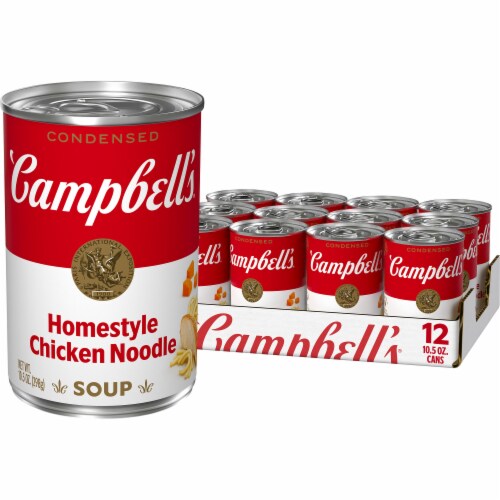 Campbell's® Condensed Homestyle Chicken Noodle Soup Perspective: front
