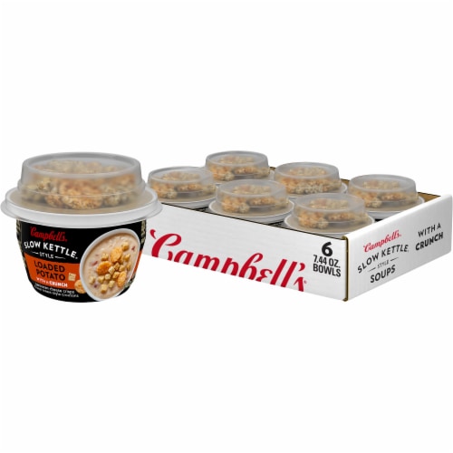Campbell s Slow Kettle Style Loaded Potato Soup With A Crunch 6 ct 7.44 oz Pick n Save