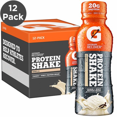 Gatorade Recover Vanilla Protein Shake Perspective: front