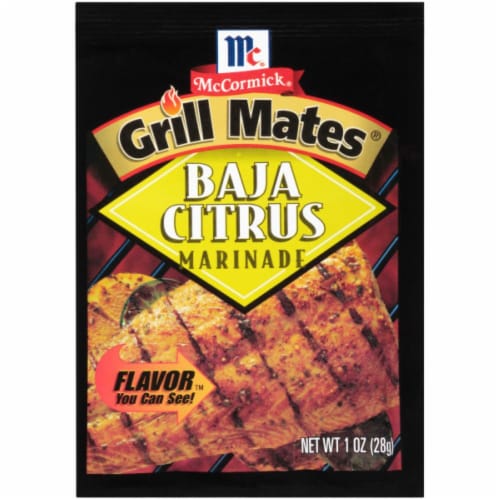 McCormick Grill Mates Baja Citrus Marinade 12 Count Perspective: front